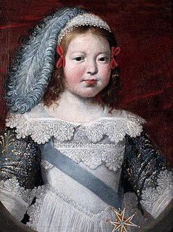 Luis XIV en su juventud como delfín de Francia