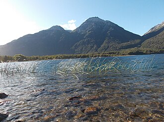 Vista panorámica del Lago Traful
