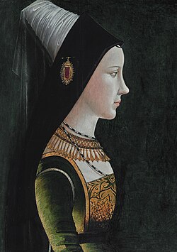 Retrato histórico de María de Borgoña