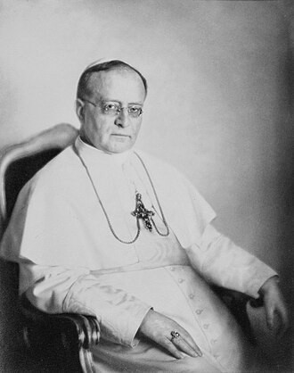 Retrato fotográfico de Pío XI