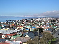 Vista general de la ciudad de Punta Arenas