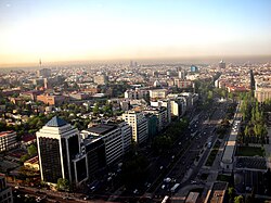 Vista aérea cenital del trazado urbanístico de la zona