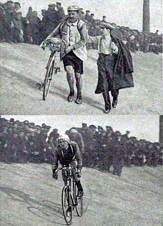Ciclistas en el Tour de Flandes 1919