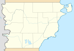 Mapa de ubicación de Epuyén en la Provincia del Chubut