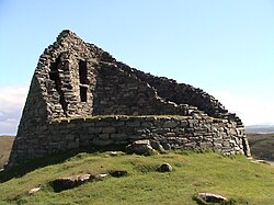 Broch de Dun Carloway en la Isla de Lewis, Escocia