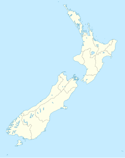 Mapa de ubicación de Wellington en Nueva Zelanda