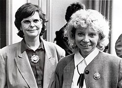 Ruth Dreifuss y Christiane Brunner