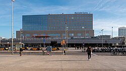 Exterior de la Estación Barcelona-Sants