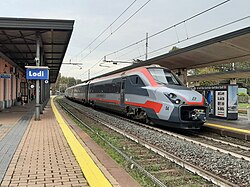 Infraestructura ferroviaria asociada a las rutas operadas por Trenitalia.