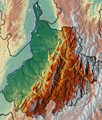 Mapa de ubicación del Cañón del Chicamocha