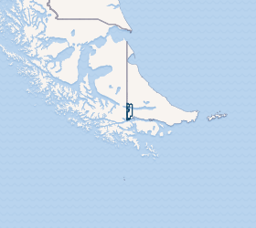 Ubicación y extensión geográfica del parque nacional Tierra del Fuego.