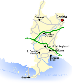 Mapa detallado del territorio provincial