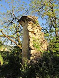Detalle de una vivienda en ruinas