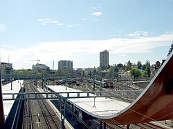 Playa de vías de la estación de Berna