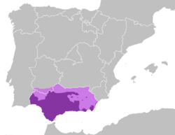 Extensión convencional del dialecto andaluz