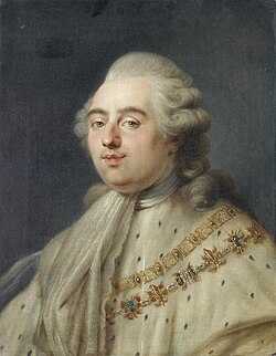 Retrato ilustrativo sobre el contexto político durante el reinado de Luis XVI