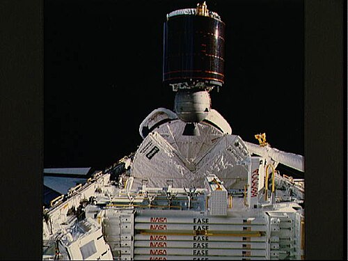 Fotografía del satélite mexicano Morelos II
