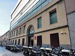 Fachada de la comisaría del distrito de Ciudad Vieja