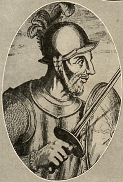 Retrato del conquistador Alonso de Ojeda