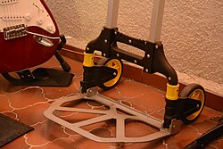 Neumáticos sin aire utilizados en carretillas o diablitos de carga.