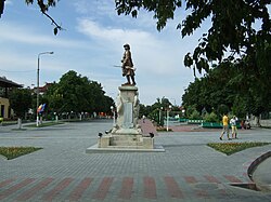 Monumento histórico en la ciudad de Calafat