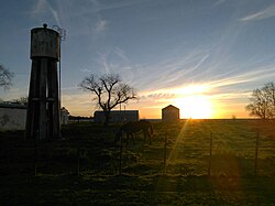 Atardecer en La Pampa, Argentina