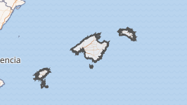 Mapa de las Islas Baleares
