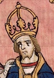 Retrato e insignias de Enrique VII del Sacro Imperio Romano Germánico