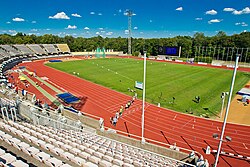Interior del Estadio Darius y Girėnas