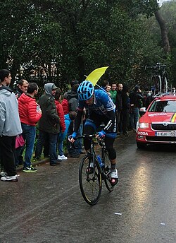 Koldo Fernández de Larrea en la Volta a Cataluña 2014