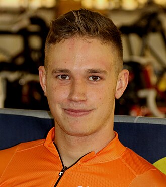 Harrie Lavreysen en competiciones de ciclismo en pista