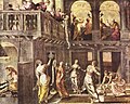 Las vírgenes sabias y las vírgenes necias de Tintoretto