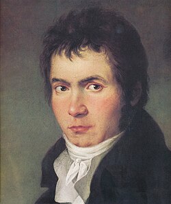 Retrato de Beethoven en 1804