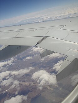 Vista aérea del río