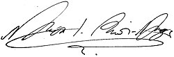 Firma de Nicolás I de Montenegro