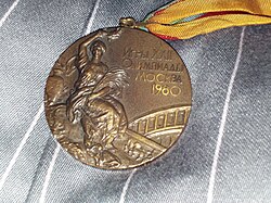 Medalla de bronce de los Juegos Olímpicos de Verano de 1980