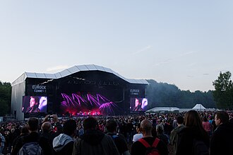 El escenario principal del Eurockéennes 2013.