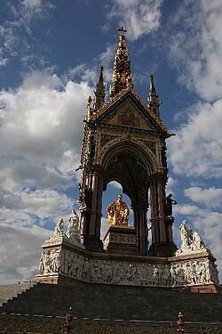 Albert Memorial en los Jardines de Kensington
