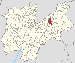 Detalle territorial de Cavalese