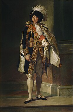 Murat en traje de gala de Mariscal del Imperio