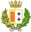 Bandera oficial de la Ciudad Metropolitana de Regio de Calabria
