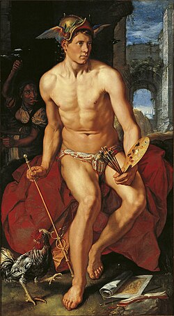 Mercurio por Hendrick Goltzius