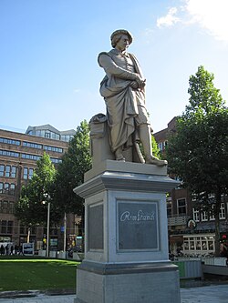 Estatua de Rembrandt en Rembrandtplein