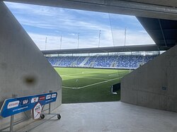 Interior y graderías del Stade de la Tuilière