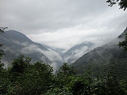 Sierra Madre Oriental en el municipio de Molango, Hidalgo