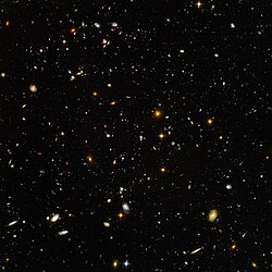 Imagen del espacio profundo captada por el telescopio Hubble.