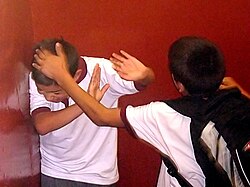 Ilustración sobre el acoso escolar