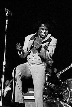 James Brown en concierto en Alemania en 1973