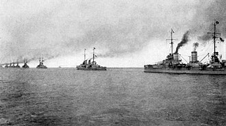 Acorazados dreadnought en 1917
