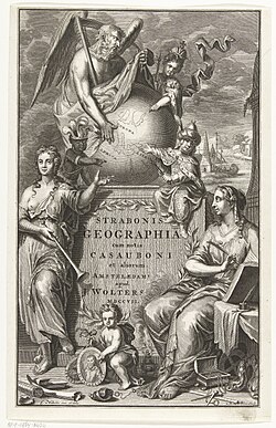 Edición de 1620 de Isaac Casaubon de la obra Geografía de Estrabón